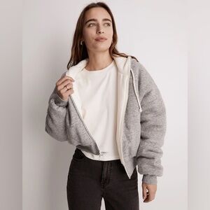 MADEWELL Reversible Puffer Hoodie L